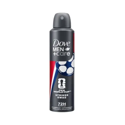 Dove Men Care Deodorant Aerosol Fifa Striker Swag - 250ml | دوف مزيل عرق بخاخ للرجال - 250 مل