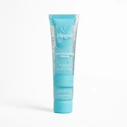 Nippon Moisturizing Cream Advanced Facial & Care Hyaluronic Acid - 100ml | نيبون كريم مرطب للوجه بالهيالورونيك اسيد - 100 مل