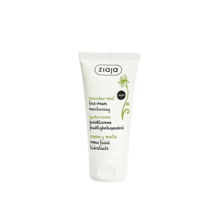 Ziaja Cucumber Mint Face Cream moisturizing - 50ml | جايا كريم مرطب للوجه بمستخلص الخيار و النعنع - 50 مل