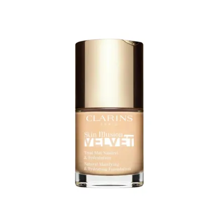 Clarins Skin Illusion Velvet Foundation - 30ml | كلارنس كريم أساس - 30مل