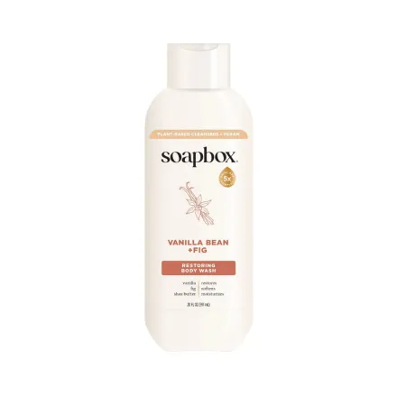 Soapbox Body Wash Vanilla Bean & Fig - 591ml | سوب بوكس جل الاستحمام بالفانيلا والتين - 591 مل