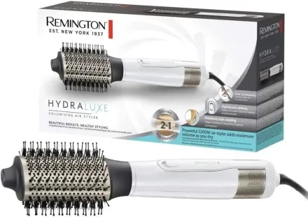 Remington Hydra Luxe Volumising Air Styler 2 in 1 AS8901 | ريمنجتون فرشاة كهربائي تصفيف و كثافه الشعر