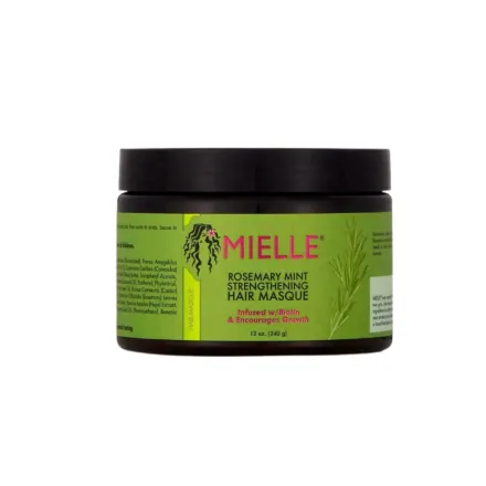 Mielle Rosemary Mint Strengthening Hair Masque - 340g | ميلي ماسك الشعر بالروزماري والنعناع - 340غ