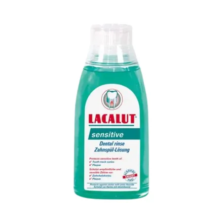 LACALUT Sensitive Dental Rinse - 300ml | لاكالوت غسول للعناية بالأسنان الحساسة - 300 مل