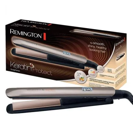 REMINGTON Keratin Protect Straightener - 120_240v| ريمنجتون ملمس للشعر الكهربائي