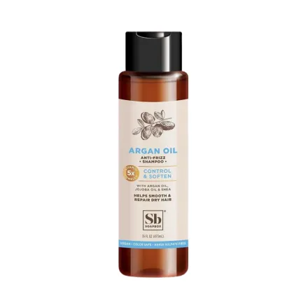 Soapbox Shampoo Control & Soften Argan Oil - 473ml | سوب بوكس شامبو التحكم والتنعيم بزيت الأركان – 473 مل