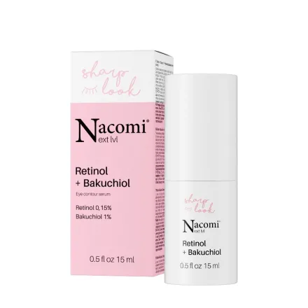 Nacomi Retinol 0.15% + Bakuchiol 1% - 15ml | ناكومي سيروم الريتينول 0.15% + باكشيول 1% - 15 مل