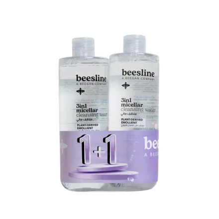 Beesline Special Offer 3 In1 Micellar Cleansing Water - 400ml | بيزلين عرض 1 +1 ماء ميسيلار 3 في 1 - 400مل