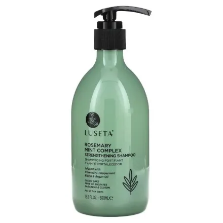 LUSETA Rosemary Mint Complex, Strengthening Shampoo - 500ml | لوسيتا شامبو اكليل الجبل المقوي - 500 مل