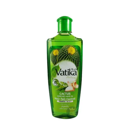 Vatika Cactus Enriched Hair Oil Hair Fall Control - 200ml | فاتيكا زيت مضاد لتساقط الشعر - 200مل