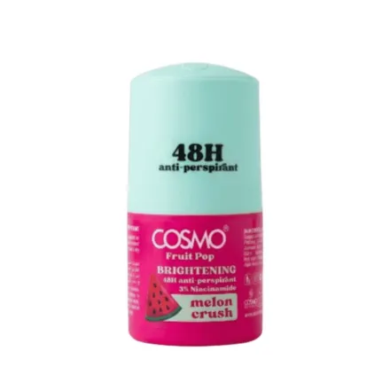 COSMO COSMETICS Body Roll On 48 H - 50ml | كوزمو كوزمتكس مزيل عرق يوفر حماية من التعرق والروائح غير المرغوبة لمدة تصل إلى ٤٨ ساعة - 50مل