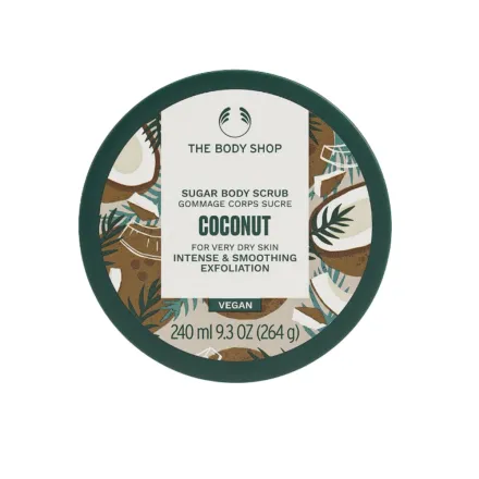The Body Shop Sugar Body Scrub Coconut - 240ml | ذا بودي شوب مقشر الجسم بجوز الهند - 240 مل