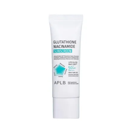 APLB Glutathione Niacinamide Sunscreen - 40ml | اي بي ال بي كريم واقي شسمي بالجلوتاثيون و النياسيناميد - 40 مل