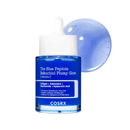 COSRX The Blue Peptide Bakuchiol Plump Glow Serum - 50ml | كوزركس سيروم للوجه بالببتيدات والباكوتشيول بلومب غلو - 50 مل