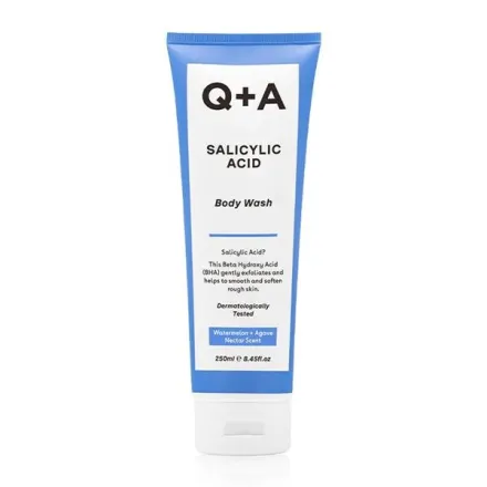 Q+A Salicylic Acid Body Wash - 250ml | كيو بلس ايه غسول الجسم بالسيليسيليك اسيد - 250 مل