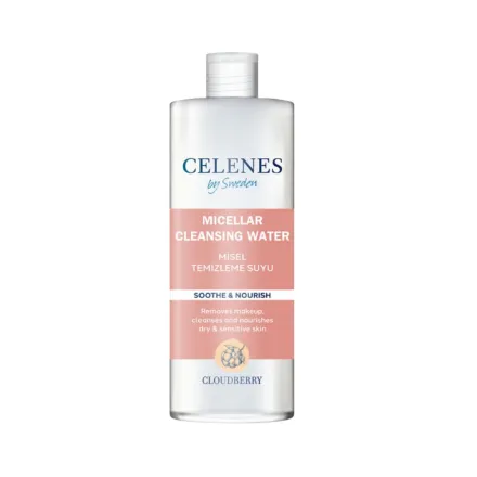 Celenes by Sweden Cloudberry Micellar Water – Dry And Sensitive Skin - 250ml | سيلينس ماء ميسيلار للبشرة الجافة والحساسة - 250 مل