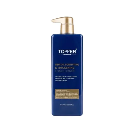 TOPPER PROFESSIONAL Sidr Oil Fortifying & Thickening & Conditioner - 750ml | توبر بروفيشنال بلسم لتقوية الشعر - 750 مل