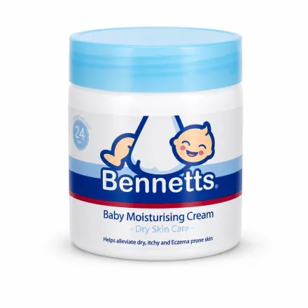Bennetts Baby Moisturising Cream Dry Skin Care - 500ml | بينيتس كريم للأطفال مناسب للبشرة الجافة - 500 مل