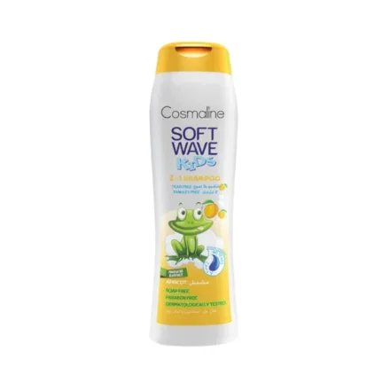 Cosmaline Soft Wave Apricot Tear Free Shampoo Kids - 400ml |كوزمالين شامبو سوفت ويف بالمشمش للأطفال بدون دموع 400 مل