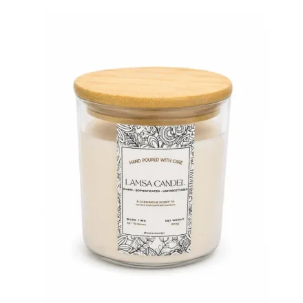 LAMSA Scandal Scented Candle - 500g |لمسة شمعة معطرة سكاندل - 500 غرام