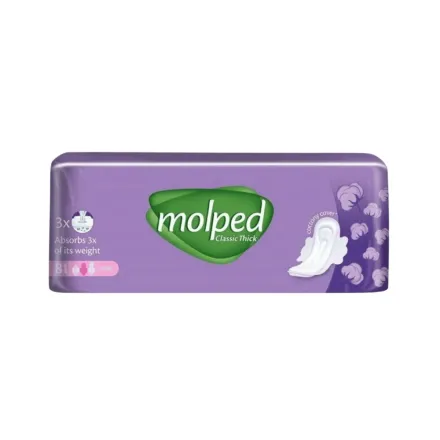 Molped Classic Thick Long 8 Pcs | مولبيد فوط نسائية سميكة - 8 قطع