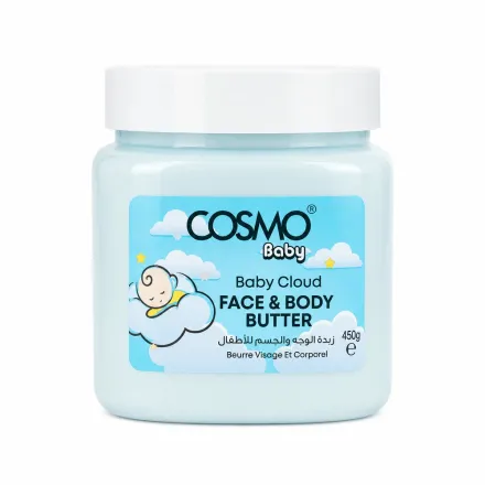 Cosmo Baby Cloud Bedtime Face & Body Butter - 450ml | كوزمو زبدة مرطبة لوجه و جسم الأطفال- 450مل