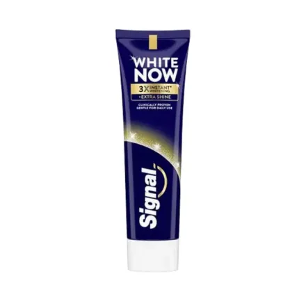 Signal White Now 3X Instant Whitening +Extra Shine - 75ml | سكنال وايت ناو 3X – تبييض فوري إضافي ولمعان مكثف – 75 مل