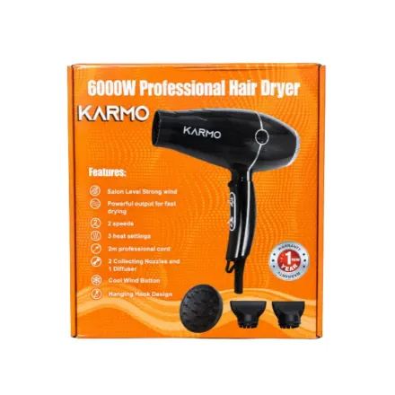 KARMO 6000W Professional Hair Dryer | كارمو مجفف شعر احترافي 6000 واط