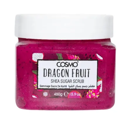 Cosmo Dragon Fruit Shea Sugar Scrub - 450g| كوزمو مقشر للجسم -450 غرام