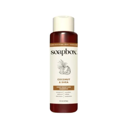 Soapbox Shampoo Moisture & Nourish Coconut Oil - 473ml| سوب بوكس شامبو للشعر بزيت جوز الهند -473 مل