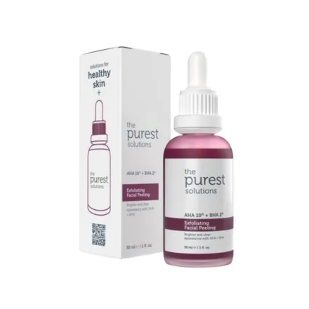 The Purest Solutions Exfoliating Facial Peeling - 30ml | ذا بيورست سيروم مقشر الأحماض - 30 مل