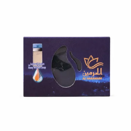 Alharamain Issey Miyaka Soap - 110g | الحرمين صابونة لليدين وللجسم ايسمايكي - 110 غ