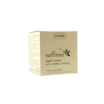 Ziaja Saffron Night Cream Anti Wrinkle Firming - 50ml | جايا كريم ليلي مضاد للتجاعيد - 50 مل