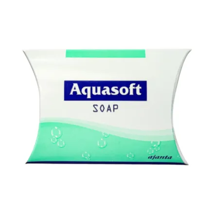 Ajanta Aquasoft Cream Soap - 75g | اجانتا أكواسوفت صابونة للوجه وللجسم - 75 غ