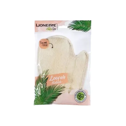 Lionesse Spa Massage Effect Natural Bath Loofah | لايونس قفاز تقشير الجسم