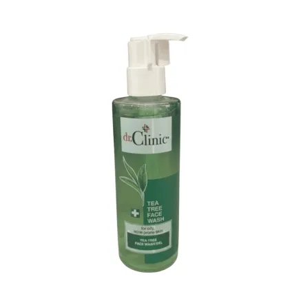 dr.Clinic Clinic Tea Tree Face Wash For Oily Acne Prone - 200ml | دكتور كلينك غسول للوجه للبشرة الدهنية بزيت شجرة الشاي - 200 مل