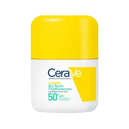 Cerave Invisible Dry Touch Fluid Sunscreen 50 + Spf - 50ml | سيرافي واقي شمس سائل غير مرئي 50 - 50مل