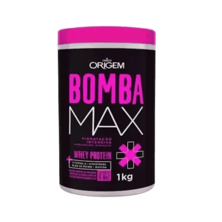 nazca Origem Bomba Max - 1kg | نازكا اوريجيم كريم ترطيب مكثف للشعر بومبا ماكس - 1 كغ