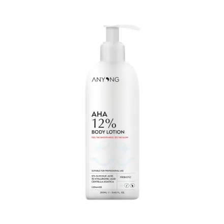 Anyong AHA %12 Body Lotion - 250ml | أنيونغ لوشن للجسم AHA 12% - 250 مل