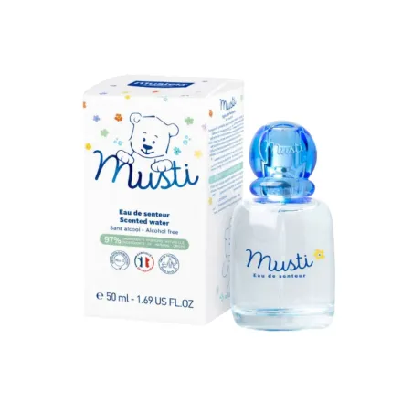 Mustela Musti Eau de Senteur Scented Water - 50ml | موستيلا ماء معطر مصمم خصيصا لبشرة الأطفال - 50مل