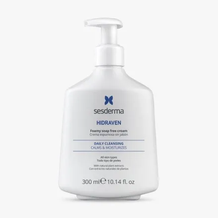 Sesderma Hidraven Foaming Cream Without Soap - 300ml | سيسديرما غسول رغوي كريمي خالٍ من الصابون - 300 مل