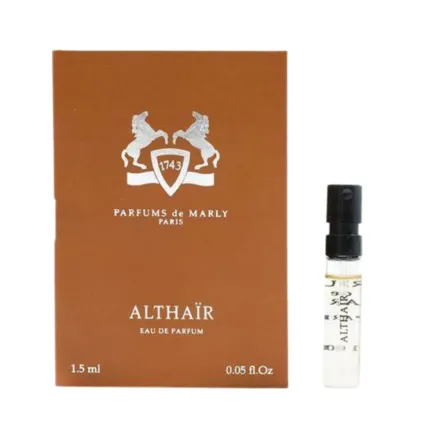 De Marly Sample Althair EDP - 1.5ml | دي مارلي عينة عطر الثائر أو دو برفيوم للرجال - 1.5 مل