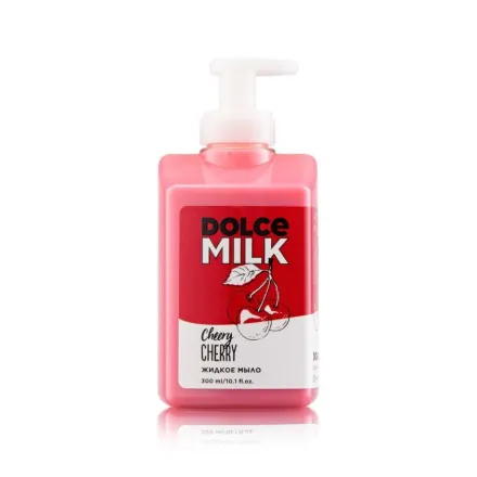 DOLCE MILK Cheery Liquid Hand Soap - 300ml | دولتشي ميلك صابون يدين سائل برائحة الكرز - 300 مل