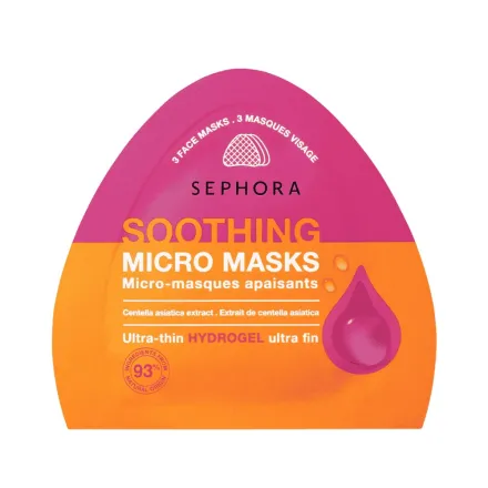 Sephora Soothing Micro Masks - Micro-masques Apaisants | سيفورا مجموعة ماسكات للوجه مرطبة ومهدئة