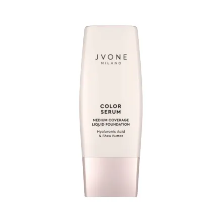 Jvone Milano Color Serum Medium Coverage Liquid Foundation - 30ml | جيفون ميلانو كريم أساس سائل تغطية متوسطة - 30 مل