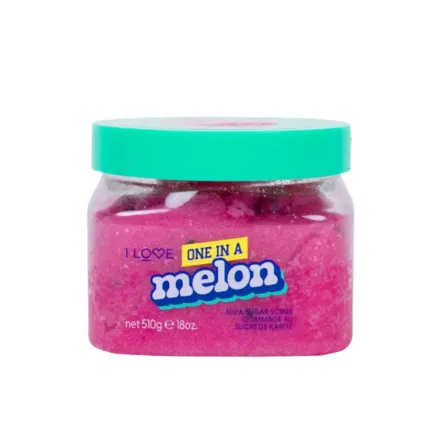 I Love - One In A Melon Shea Sugar Body Scrub - 510g | اي لوف مقشر سكري للجسم برائحة البطيخ - 510غ