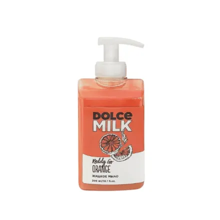 DOLCE MILK Reddy Go Orange Liquid Hand Soap - 300ml | دولتشي ميلك صابون سائل برائحة البرتقال - 300مل