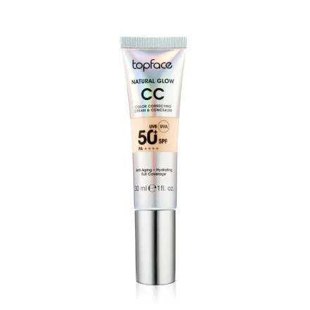TOPFACE NATURAL GLOW CC CREAM & CONCEALER - 30ml | توب فيس كريم سي سي و كونسيلر - 30 مل