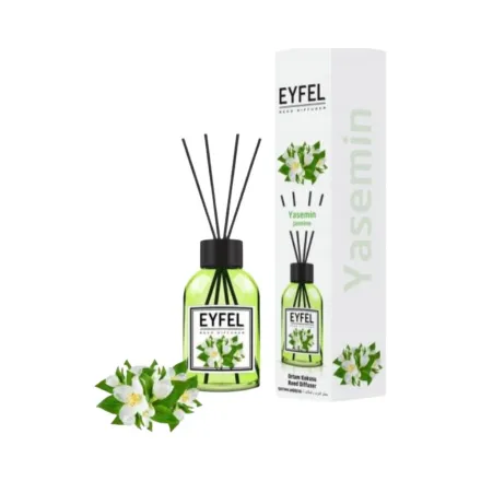 EYFEL Yasemin Reed Diffuser - 120ml | ايفل عيدان معطرة برائحة الياسمين - 120 مل