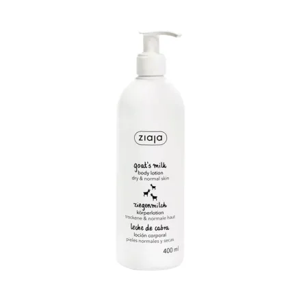 ziaja Goat Milk Body Lotion Dry Normal Skin - 400ml | جايا لوشن الجسم بحليب الماعز للبشرة الجافة والعادية – 400 مل